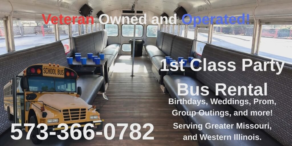 1st class party bus rental